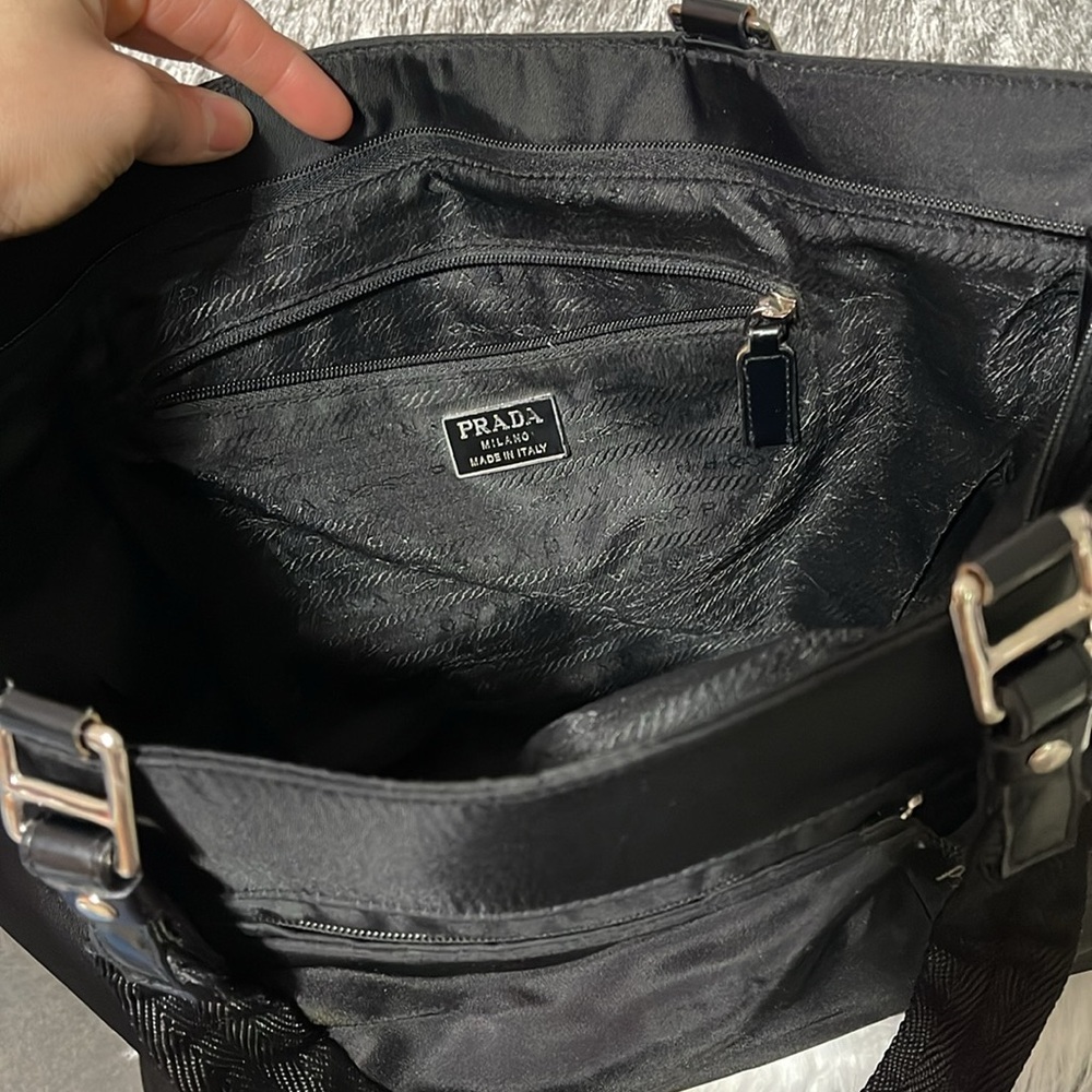 Prada Black Nylon Tote Bag - Picture 6 of 10